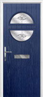 Circle Finesse Composite Front Door in Dark Blue