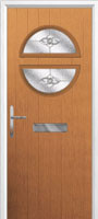 Circle Finesse Composite Front Door in Oak