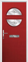 Circle Finesse Composite Front Door in Red