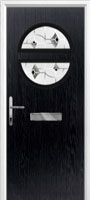 Circle Murano Composite Front Door in Black