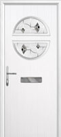 Circle Murano Composite Front Door in White