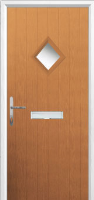 Diamond Composite Front Door in Oak