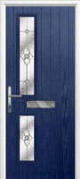 Twin Square Finesse Composite Front Door in Dark Blue