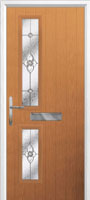 Twin Square Finesse Composite Front Door in Oak