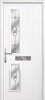 Twin Square Finesse Composite Front Door in White