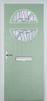 Circle Abstract Composite Front Door in Chartwell Green