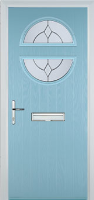 Circle Classic Composite Front Door in Duck Egg Blue