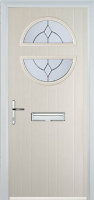 Circle Classic Composite Front Door in Cream