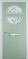 Circle Classic Composite Front Door in Chartwell Green