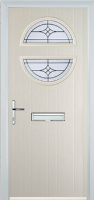 Circle Elegance Composite Front Door in Cream