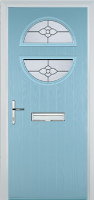 Circle Finesse Composite Front Door in Duck Egg Blue