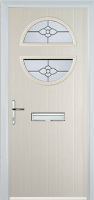 Circle Finesse Composite Front Door in Cream