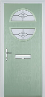 Circle Finesse Composite Front Door in Chartwell Green