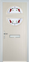 Circle Mackintosh Rose Composite Front Door in Cream