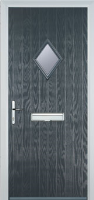 Diamond Composite Front Door in Anthracite Grey