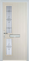 Twin Square Finesse Composite Front Door in Cream