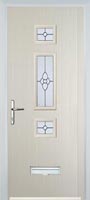 Mid 3 Square Finesse Composite Door in Cream