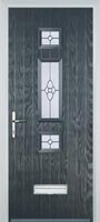 Mid 3 Square Finesse Composite Door in Anthracite Grey