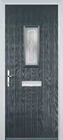 1 Square Staxton Composite Front Door in Anthracite Grey