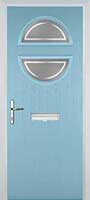 Circle Enfield Composite Front Door in Duck Egg Blue