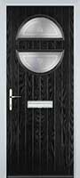 Circle Staxton Composite Front Door in Black