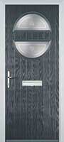 Circle Staxton Composite Front Door in Anthracite Grey