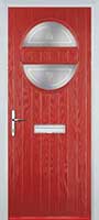 Circle Staxton Composite Front Door in Red