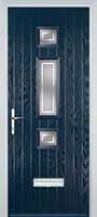 Mid 3 Square Enfield Composite Front Door in Dark Blue