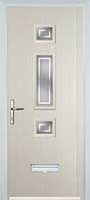 Mid 3 Square Enfield Composite Front Door in Cream