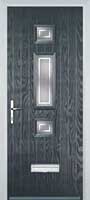 Mid 3 Square Enfield Composite Front Door in Anthracite Grey