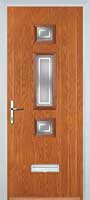 Mid 3 Square Enfield Composite Front Door in Oak