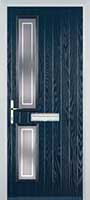 Twin Square Enfield Composite Front Door in Dark Blue