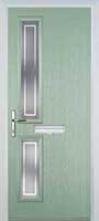 Twin Square Enfield Composite Front Door in Chartwell Green