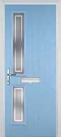 Twin Square Enfield Composite Front Door in Duck Egg Blue