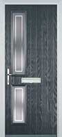 Twin Square Enfield Composite Front Door in Anthracite Grey