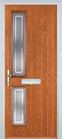 Twin Square Enfield Composite Front Door in Oak