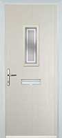 1 Square Enfield Timber Solid Core Door in Cream