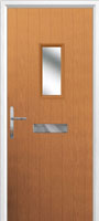1 Square Timber Solid Core Door in Oak