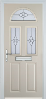 2 Panel 2 Square 1 Arch Finesse Timber Solid Core Door in Cream