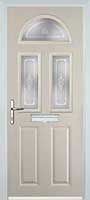 2 Panel 2 Square 1 Arch Staxton Timber Solid Core Door in Cream