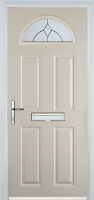 4 Panel 1 Arch Classic Timber Solid Core Door in Cream