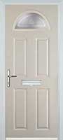 4 Panel 1 Arch Staxton Timber Solid Core Door in Cream