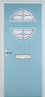 Circle Elegance Timber Solid Core Door in Duck Egg Blue