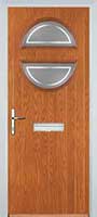 Circle Enfield Timber Solid Core Door in Oak