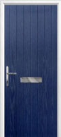 Cottage Timber Solid Core Door in Dark Blue