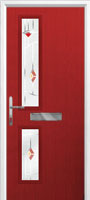 Twin Square Murano Timber Solid Core Door in Red