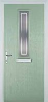 Mid Square (centre) Enfield Composite Front Door in Chartwell Green