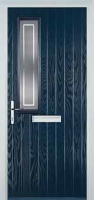 Mid Square (off set) Enfield Composite Front Door in Dark Blue