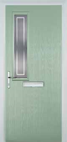 Mid Square (off set) Enfield Composite Front Door in Chartwell Green