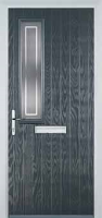 Mid Square (off set) Enfield Composite Front Door in Anthracite Grey